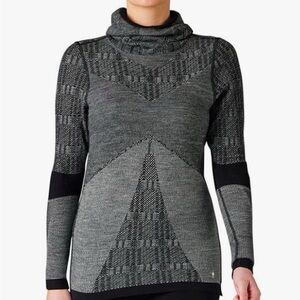 Smartwool Intraknit Thermal Max Merino Base Layer Pattern Hoodie